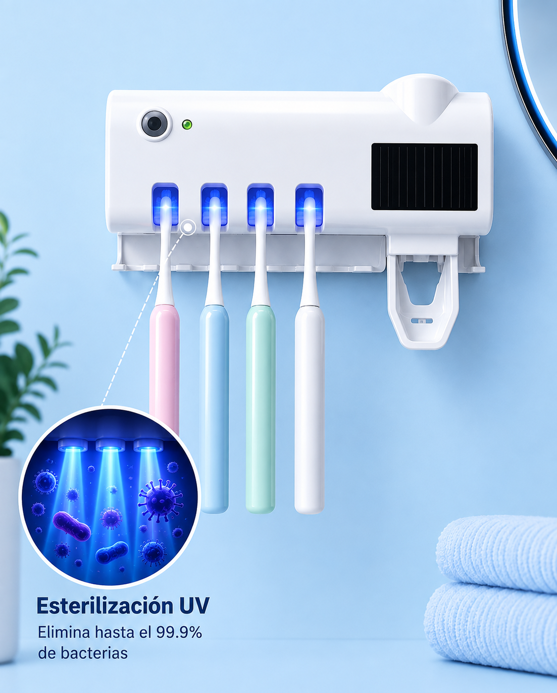 Esterilizador para cepillos de dientes